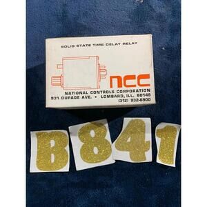 NCC MODEL T1K-00010-461 SOLID STATE TIME DELAY RELAY NEW IN BOX TESTED
